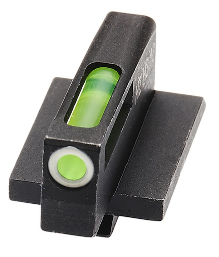 [613485590036] HiViz GPN301 LiteWave H3 Front Sight for Ruger GP100 Green Tritium White Outline Front Sight