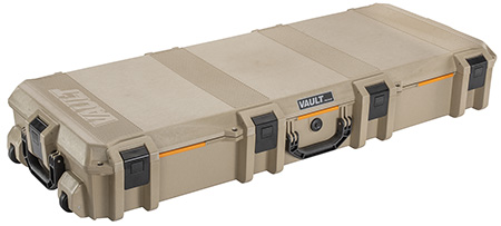 [019428170318] Pelican VCV730 Vault Tactical 44" Tan Polymer 2 Rifles w/Wheels