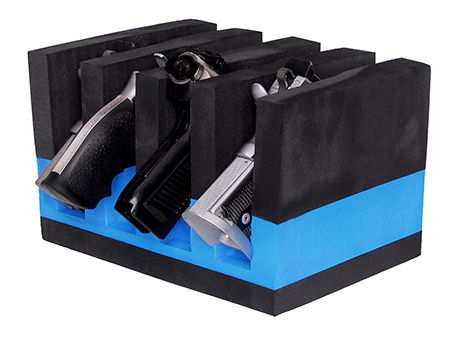 [856056002495] GPS Bags F400CRN Foam Pistol Cradle  Foam Holds 4 Handguns