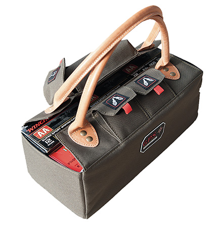 [856056002631] GPS Bags 1255TOT Shotgun Shell Tote  Olive 12 Gauge Capacity 6 Boxes