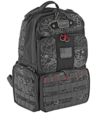 [819763012621] GPS Bags T1913BPP Tactical Backpack PRYM1 Blackout 1000D Polyester 4 Handguns