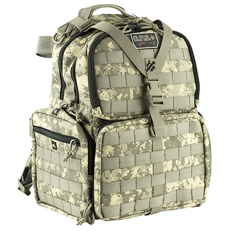 [819763010917] GPS Bags T1612BPD Tactical Range Backpack Fall Digital 1000D Nylon 3 Handguns