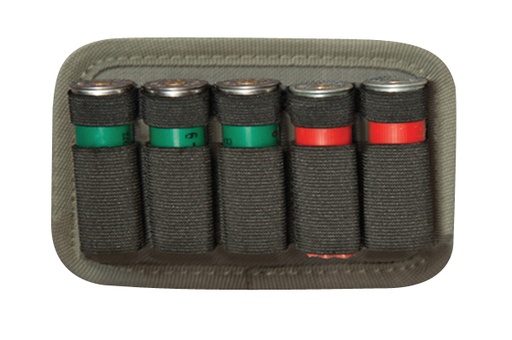 [856056002044] GPS Bags 207SH5 Storage Accessory Shotshell Holder OD Green 1000D Nylon Hook  &  Loop Mount
