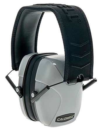 [661120418689] Caldwell 1103305 Passive Low-Profile Muff 24 dB Over the Head Gray/Black Adult