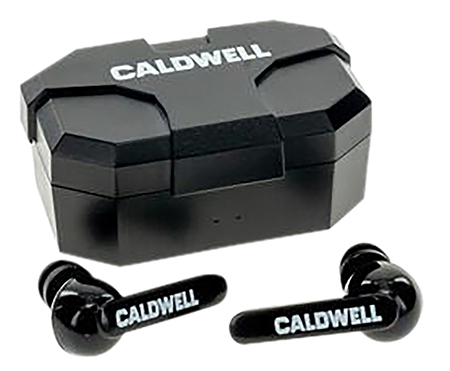 [661120075691] Caldwell 1102673 E-Max Shadows 23 dB Wireless Earbuds Black Adult