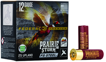 [604544626582] Federal PFSX143FS4 Premium Prairie Storm FS 12Gauge 3" 1 1/8oz 4Shot 25 Per Box/10 Case