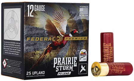[604544626506] Federal PFX129FS4 Premium Prairie Storm FS 12Gauge 3" 1 5/8oz 4Shot 25 Per Box/10 Case