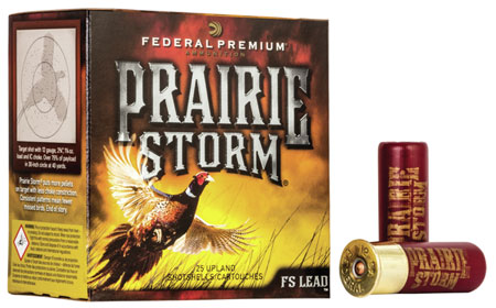 [604544626483] Federal PFX129FS5 Premium Prairie Storm FS 12Gauge 3" 1 5/8oz 5Shot 25 Per Box/10 Case