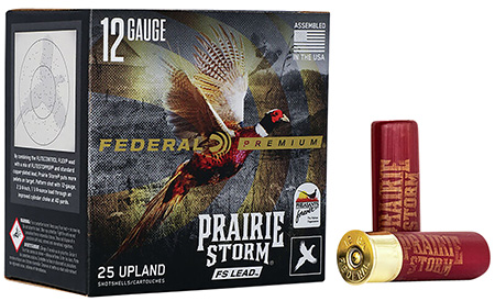 [604544626469] Federal PFX129FS6 Premium Prairie Storm FS 12Gauge 3" 1 5/8oz 6Shot 25 Per Box/10 Case