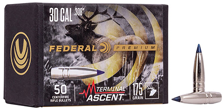 [604544673470] Federal PB308TA3 Premium Terminal Ascent Component 30Cal 215gr 50 Per Box/4 Case