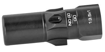 [859383006716] Rugged Suppressor OA004 Obsidian 3 Lug Adapter Black with 13.5x1 LH tpi Threads  for 9mm Luger HK