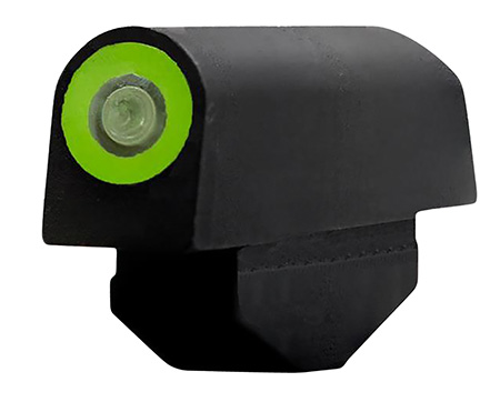 [647533000611] XS Sights RV0003N4G Standard Dot Revolver Front Sight-Smith  &  Wesson  Black | Green Tritium Green Outline Front Sight