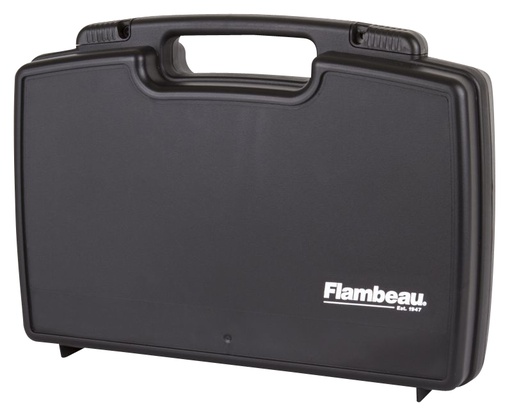 [071617917111] Flambeau 6455SC Safe Shot Pistol Pack Case Black Polymer Holds 2 Pistols