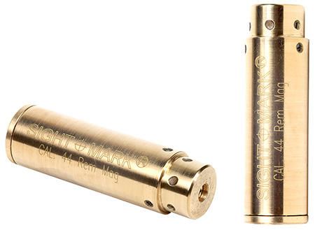 [810119011251] Sightmark SM39019 Boresight  Red Laser for 44 Mag Brass Includes Battery Pack  &  Carrying Case