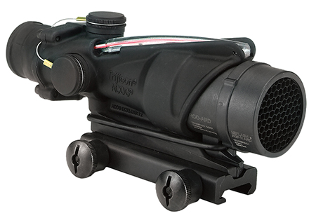 [719307302068] Trijicon 100226 ACOG  Black Hardcoat Anodized 4x32mm Illuminated Red Chevron Reticle