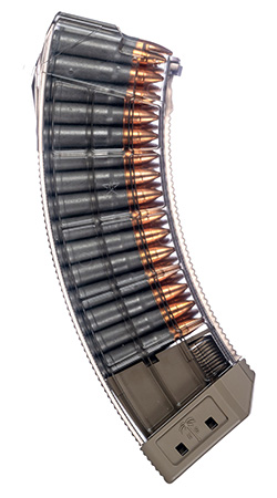 [787450631038] US Palm MA1119A Standard  30rd 7.62x39mm Fits AK-47 Clear w/Flat Dark Earth Floor Plate