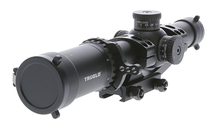[788130028209] TruGlo TG-8518TLR Omnia  Black Anodized 1-8x24mm 30mm Tube Illuminated APTR Reticle