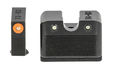 [788130031865] TruGlo TG231G2MC Tritium Pro  Black | Green Tritium Orange Outline Front Sight Green Tritium Rear Sight