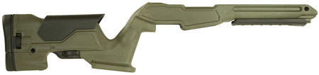 [708279012396] Archangel AAP1022OD Precision Stock  OD Green Synthetic Fixed with Adjustable Cheek Riser for Ruger 10/22