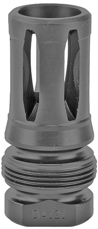 [810128160629] Dead Air DA121 Xeno Flash Hider Black Nitride 4140 Steel with 1/2"-28 tpi Threads, 2.16" OAL  &  .99" Diameter