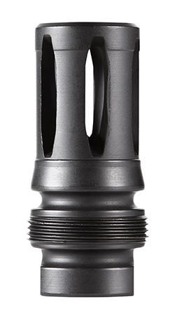 [810128160636] Dead Air DA122 Xeno Flash Hider Black Nitride 4140 Steel with 5/8"-24 tpi Threads, 2.16" OAL  &  .99" Diameter