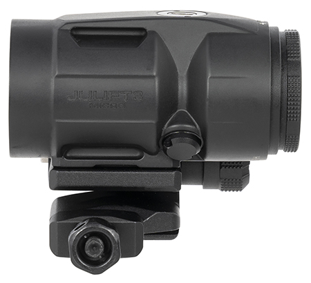 [798681639250] Sig Sauer Electro-Optics SOJ3M001 Juliet3-Micro Magnifier Black 3x 22 mm 90 Degree Push Button Flip-to-side Mount