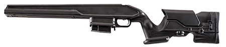 [708279012235] Archangel AA1500 Precision Stock  Black Synthetic Fixed with Adjustable Cheek Riser for Weatherby Vanguard; Howa 1500