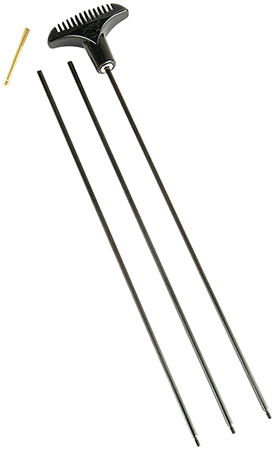 [026285510096] Hoppe's 3PU Rifle Cleaning Rod Multi-Caliber 34.50" w/ Swivel Handle