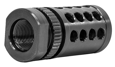 [811071013444] GrovTec US Inc GTHM318 G-Nite Flash Suppressor Black Nitride Steel with 5/8"-24 tpi Threads for 308 Cal