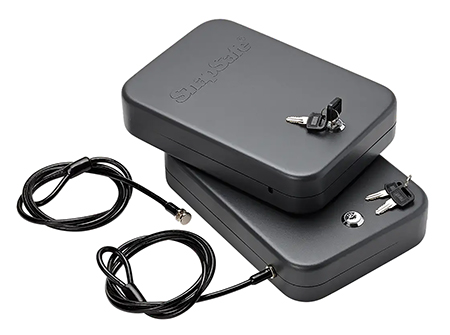 [851529004259] SnapSafe 75211 Lock Box Keyed Alike XL Key Entry Black Steel Fireproof- Yes 2 Pack