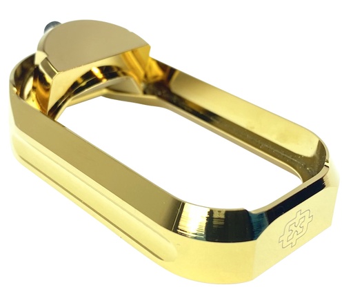 [726798348581] Cross Armory CRGFMWGD Flared Magwell  Compatible w/Glock Gen1-3 Gold Anodized Aluminum