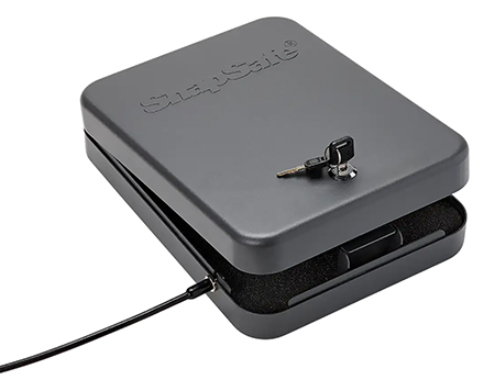 [851529004273] SnapSafe 75220 Lock Box  2XL Key Entry Black Steel 11.50" L x 8.50" W x 2.50" D