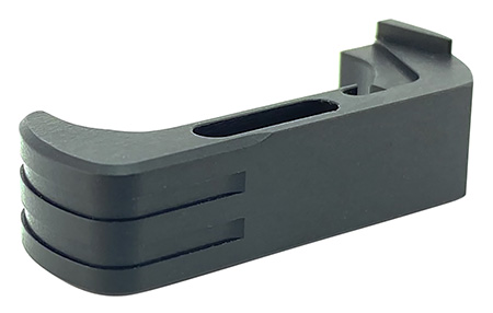 [726798348420] Cross Armory CRG5MCBK Mag Catch  Extended Compatible w/Glock Gen4-5 Black Anodized Aluminum