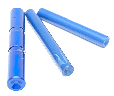 [736952232427] Cross Armory CRG5PSBL 3 Pin Set Dimpled Compatible w/Glock 17/19/26/34 Gen5 Blue Steel