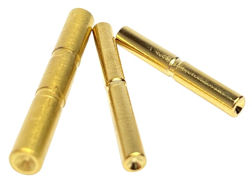 [736952232403] Cross Armory CRG5PSGD 3 Pin Set Dimpled Compatible w/Glock 17/19/26/34 Gen5 Gold Steel