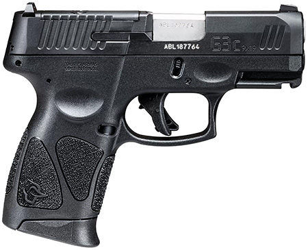 [725327934547] Taurus 1G3CP93110 G3C  9mm Luger 10+1 3.26" Matte Stainless Steel Barrel, Matte Black Tenifer Optic Cut/Serrated Slide, Black Polymer Frame w/Picatinny Rail, Black Polymer Grips