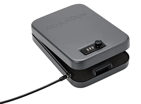 [851529004334] SnapSafe 75240 Lock Box  XL Combination/Key Entry Black Steel 10" W x 7" H x 2" D