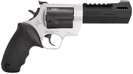[725327620624] Taurus 2460055RH Raging Hunter  460 S&W Mag 5rd 5.12" Matte Black Oxide Cylinder  &  Barrel Matte Stainless Steel Frame Black Rubber with Integrated Cushion Insert Grip