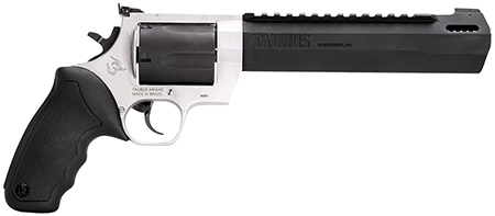 [725327619062] Taurus 2460085RH Raging Hunter  460 S&W Mag 5rd 8.37" Matte Black Oxide Cylinder  &  Barrel Matte Stainless Steel Frame Black Rubber with Integrated Cushion Insert Grip