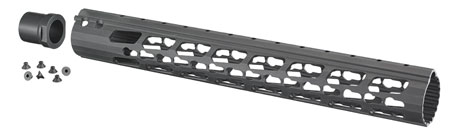 [736676905898] Ruger 90589 Precision Handguard 6005A-T6 Aluminum Black Anodized