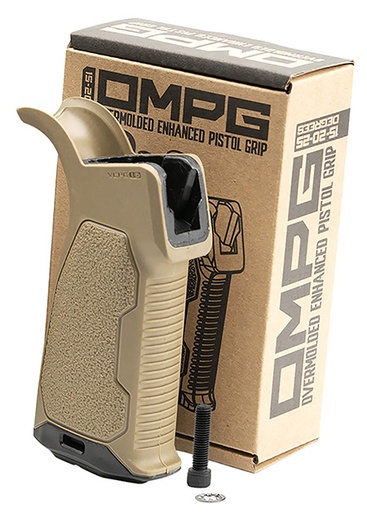 [793811764079] Strike AROMPG15FDE AR Enhanced Pistol Grip 15 Degrees AR Platform Flat Dark Earth Rubber