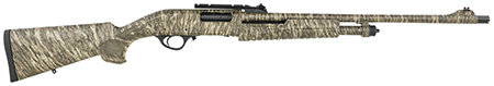 [817461015524] Escort HEFH2022TRBL Field Hunter Turkey Full Size 20 Gauge Pump 3" 4+1 22" Mossy Oak Bottomland Steel Barrel, Grooved Aluminum Receiver, Fixed Mossy Oak Bottomland Synthetic Stock, Right Hand