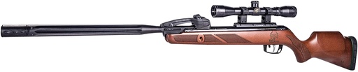 [793676095172] Gamo 611003875554 Swarm Bone Collector Gen 3 ITG 22 Black Black Steel Barrel Black Receiver Checkered Beechwood Beechwood w/Checkering Grip/Forearm Stock Scope 3-9x40mm