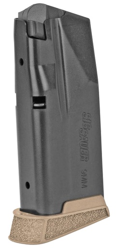 [798681619214] Sig Sauer MAG365910XCOY P365 Micro Compact 10rd 9mm Luger Black Coyote Steel