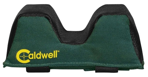 [661120632344] Caldwell 263234 Universal Front Rest Bag Filled Green w/Black Accents 600D Polyester w/Leather Padding
