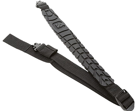 [661120103592] Caldwell 1131995 Max Grip Slim Sling Black 20"- 41" OAL Adjustable Rifle