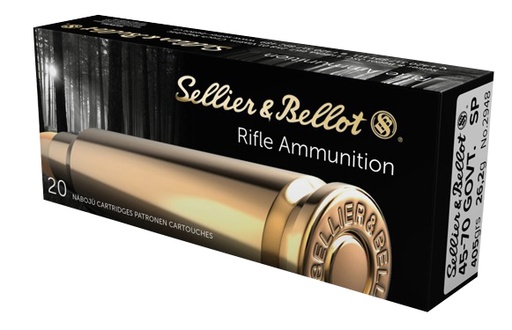 [754908512744] Sellier  &  Bellot SB4570A Rifle  45-70Gov 405gr Soft Point 20 Per Box/12 Case