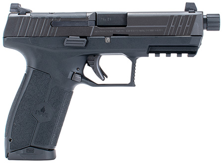 [818004021934] IWI US M9ORP10T MASADA Tactical 9mm Luger 10+1 4.60" Black Button Rifled/Threaded Steel Barrel/Black Optic Ready/Serrated Slide/Black Polymer Frame w/Picatinny Rail/Black Polymer Grips Ambidextrous