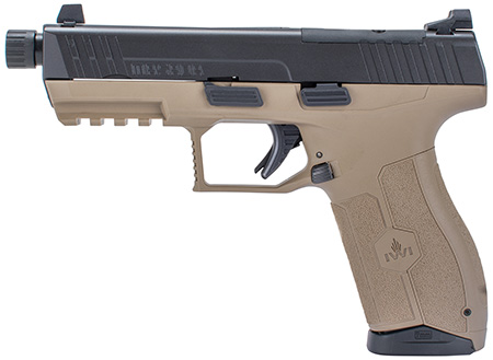 [818004021972] IWI US M9ORP10TFD MASADA  9mm Luger 4.60" TB 10+1 Flat Dark Earth Flat Dark Earth Interchangeable Backstrap Grip