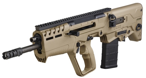 [818004022528] IWI US T7F20 Tavor 7 7.62x51mm NATO Caliber with 20" Barrel, 20+1 Capacity, Flat Dark Earth Metal Finish, Flat Dark Earth Fixed Bullpup Stock  &  Polymer Grip Ambidextrous Hand